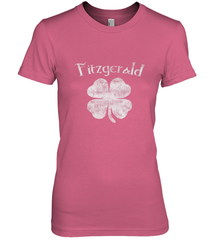 Vintage Fitzgerald Irish Shamrock St Patty's Day Women's Premium T-Shirt Women's Premium T-Shirt - jonhlittlestore88