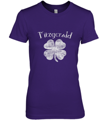 Vintage Fitzgerald Irish Shamrock St Patty's Day Women's Premium T-Shirt Women's Premium T-Shirt - jonhlittlestore88