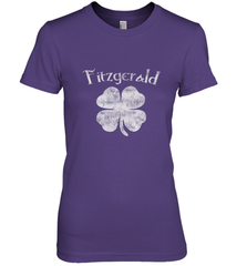 Vintage Fitzgerald Irish Shamrock St Patty's Day Women's Premium T-Shirt Women's Premium T-Shirt - jonhlittlestore88