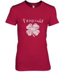 Vintage Fitzgerald Irish Shamrock St Patty's Day Women's Premium T-Shirt Women's Premium T-Shirt - jonhlittlestore88