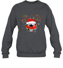 Santa Hat Soccer Reindeer Christmas Funny Players Football Crewneck Sweatshirt Crewneck Sweatshirt - jonhlittlestore88