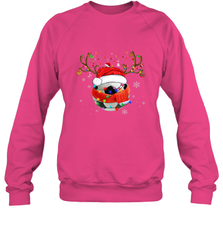 Santa Hat Soccer Reindeer Christmas Funny Players Football Crewneck Sweatshirt Crewneck Sweatshirt - jonhlittlestore88