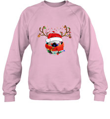 Santa Hat Soccer Reindeer Christmas Funny Players Football Crewneck Sweatshirt Crewneck Sweatshirt - jonhlittlestore88