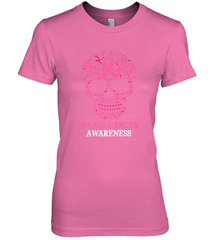 Tattoo Skull Halloween Breast Cancer Awareness Women's Premium T-Shirt Women's Premium T-Shirt - jonhlittlestore88