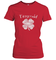 Vintage Fitzgerald Irish Shamrock St Patty's Day Women's T-Shirt Women's T-Shirt - jonhlittlestore88