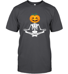 Halloween Yoga Zen Meditation Pumpkin skeleton Gift idea Men's T-Shirt Men's T-Shirt - jonhlittlestore88