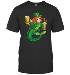 St Patricks Day Shirt Women Leprechaun Mermaid Girls Redhead Men's T-Shirt Men's T-Shirt - jonhlittlestore88