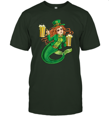 St Patricks Day Shirt Women Leprechaun Mermaid Girls Redhead Men's T-Shirt Men's T-Shirt - jonhlittlestore88