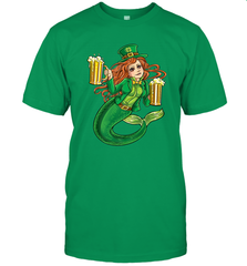 St Patricks Day Shirt Women Leprechaun Mermaid Girls Redhead Men's T-Shirt Men's T-Shirt - jonhlittlestore88