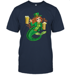 St Patricks Day Shirt Women Leprechaun Mermaid Girls Redhead Men's T-Shirt Men's T-Shirt - jonhlittlestore88