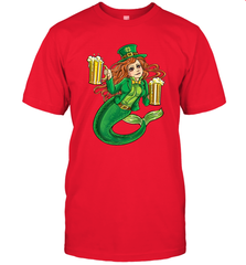 St Patricks Day Shirt Women Leprechaun Mermaid Girls Redhead Men's T-Shirt Men's T-Shirt - jonhlittlestore88