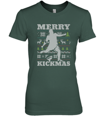 NFL Football SportsTeam Kicker Kickmas Funny Ugly Christmas Xmas Women's Premium T-Shirt Women's Premium T-Shirt - jonhlittlestore88