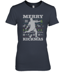 NFL Football SportsTeam Kicker Kickmas Funny Ugly Christmas Xmas Women's Premium T-Shirt Women's Premium T-Shirt - jonhlittlestore88