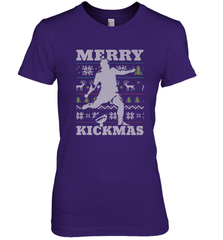 NFL Football SportsTeam Kicker Kickmas Funny Ugly Christmas Xmas Women's Premium T-Shirt Women's Premium T-Shirt - jonhlittlestore88