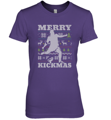 NFL Football SportsTeam Kicker Kickmas Funny Ugly Christmas Xmas Women's Premium T-Shirt Women's Premium T-Shirt - jonhlittlestore88
