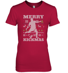 NFL Football SportsTeam Kicker Kickmas Funny Ugly Christmas Xmas Women's Premium T-Shirt Women's Premium T-Shirt - jonhlittlestore88
