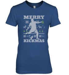NFL Football SportsTeam Kicker Kickmas Funny Ugly Christmas Xmas Women's Premium T-Shirt Women's Premium T-Shirt - jonhlittlestore88