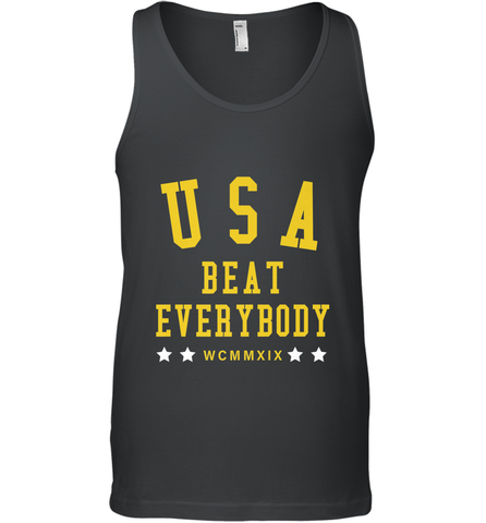 USA Beat Everybody Shirt _ USA Beat Everybody Men's Tank Top Men's Tank Top / Black / XS Men's Tank Top - jonhlittlestore88