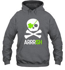 St. Patricks Day Irish Pirate Skull and Cross bones Hooded Sweatshirt Hooded Sweatshirt - jonhlittlestore88