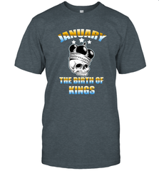 Kings Are Born In January Birthday For Men Men's T-Shirt Men's T-Shirt - jonhlittlestore88