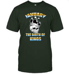 Kings Are Born In January Birthday For Men Men's T-Shirt Men's T-Shirt - jonhlittlestore88
