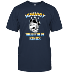 Kings Are Born In January Birthday For Men Men's T-Shirt Men's T-Shirt - jonhlittlestore88