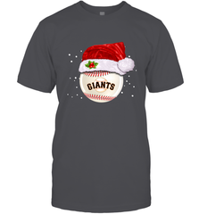 San Francisco Giants Logo Baseball Ball Christmas Santa Hat Xmas Sport Funny Snow Men's T-Shirt Men's T-Shirt - jonhlittlestore88