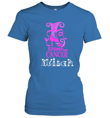 Stomp On Cancer Witch High Heel Breast Cancer Halloween Women's T-Shirt Women's T-Shirt - jonhlittlestore88