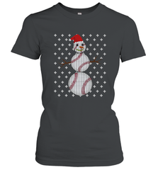 UGLY CHRISTMAS Baseball Snowman Holiday Santa Funny Men Gift Women's T-Shirt Women's T-Shirt - jonhlittlestore88