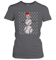 UGLY CHRISTMAS Baseball Snowman Holiday Santa Funny Men Gift Women's T-Shirt Women's T-Shirt - jonhlittlestore88