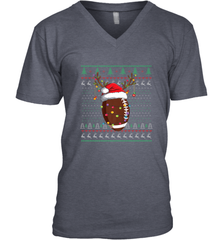 NFL Ugly Christmas Sweater Football Christmas Funny Kids Boys Men's V-Neck Men's V-Neck - jonhlittlestore88
