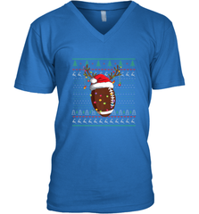 NFL Ugly Christmas Sweater Football Christmas Funny Kids Boys Men's V-Neck Men's V-Neck - jonhlittlestore88