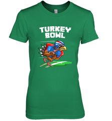 Cool Turkey Bowl _ Funny Thanksgiving Football Player Gift Women's Premium T-Shirt Women's Premium T-Shirt - jonhlittlestore88