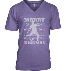 NFL Football SportsTeam Kicker Kickmas Funny Ugly Christmas Xmas Men's V-Neck Men's V-Neck - jonhlittlestore88