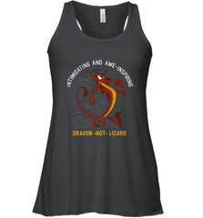 Disney Mulan Mushu Dragon Not Lizard Portrait Women's Racerback Tank Women's Racerback Tank - jonhlittlestore88