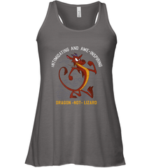 Disney Mulan Mushu Dragon Not Lizard Portrait Women's Racerback Tank Women's Racerback Tank - jonhlittlestore88