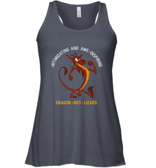 Disney Mulan Mushu Dragon Not Lizard Portrait Women's Racerback Tank Women's Racerback Tank - jonhlittlestore88