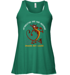 Disney Mulan Mushu Dragon Not Lizard Portrait Women's Racerback Tank Women's Racerback Tank - jonhlittlestore88