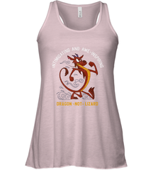 Disney Mulan Mushu Dragon Not Lizard Portrait Women's Racerback Tank Women's Racerback Tank - jonhlittlestore88
