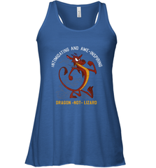 Disney Mulan Mushu Dragon Not Lizard Portrait Women's Racerback Tank Women's Racerback Tank - jonhlittlestore88
