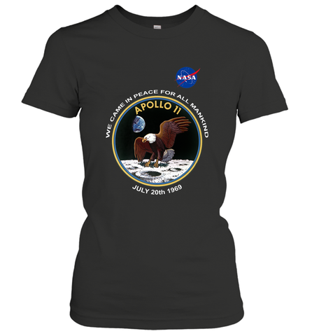 NASA Apollo 11 Moon Landing Women's T-Shirt Women's T-Shirt / Black / S Women's T-Shirt - jonhlittlestore88