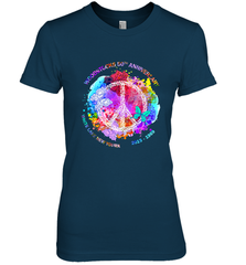 Woodstocks 50th Anniversary Peace Love tee Women's Premium T-Shirt Women's Premium T-Shirt - jonhlittlestore88