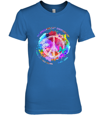 Woodstocks 50th Anniversary Peace Love tee Women's Premium T-Shirt Women's Premium T-Shirt - jonhlittlestore88