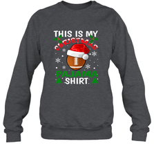 NFL This Is My Football Christmas Pajama Gift Football Lover Crewneck Sweatshirt Crewneck Sweatshirt - jonhlittlestore88