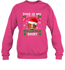 NFL This Is My Football Christmas Pajama Gift Football Lover Crewneck Sweatshirt Crewneck Sweatshirt - jonhlittlestore88