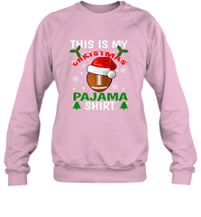 NFL This Is My Football Christmas Pajama Gift Football Lover Crewneck Sweatshirt Crewneck Sweatshirt - jonhlittlestore88