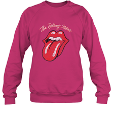 Mens The Rolling Stones Script Tongue Logo Crewneck Sweatshirt Crewneck Sweatshirt - jonhlittlestore88