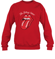 Mens The Rolling Stones Script Tongue Logo Crewneck Sweatshirt Crewneck Sweatshirt - jonhlittlestore88