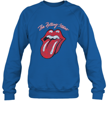 Mens The Rolling Stones Script Tongue Logo Crewneck Sweatshirt Crewneck Sweatshirt - jonhlittlestore88