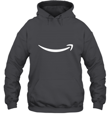 Smile Shirt  White Logo Hooded Sweatshirt Hooded Sweatshirt - jonhlittlestore88